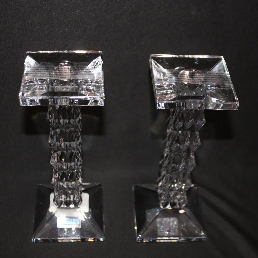Marquis by Waterford Made in Slovenia Crystal Candlesticks